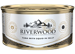 Riverwood kattenvoer Tuna with Squid in Jelly 85 gr