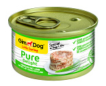 GimDog hondenvoer Little Darling Pure Delight kip/lam 85 gr