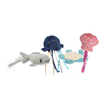 TRIXIE Kattenspeelgoed Zeedieren Catnip Assorti