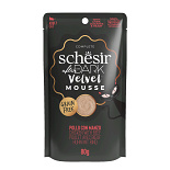 Schesir Kattenvoer After Dark Velvet Kip & Rund Mousse 80 gr