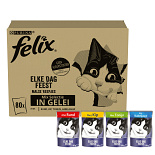Felix Elke Dag Feest Mix Selectie in Gelei 80 x 85 gr