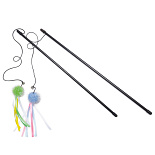 Beeztees Kattenhengel Bal met Lint Assorti