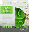 Eat Slow Live Longer Tumble Feeder green