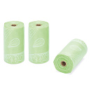 Beeztees Poepzakjes Afbreekbaar Limoen <br>6 x 15 st