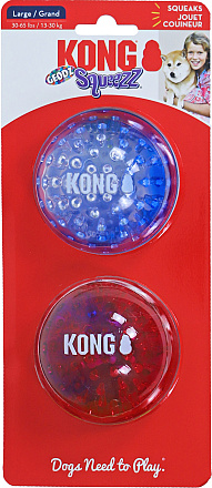 Kong Squeez Geods Bal Assorti L 2 st