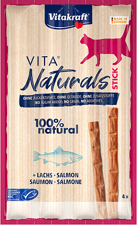 Vitakraft Vita Naturals Sticks Zalm 4 st