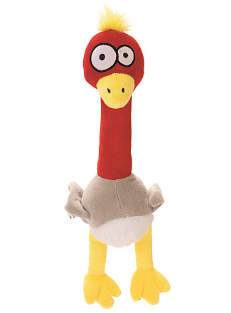 Beeztees hondenspeelgoed Vogel Dodo Grijs 38 cm