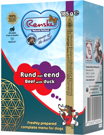 Renske Vers hondenvoer Rund met Eend 185 gr