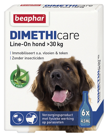 Dimethicare Line-on hond >30 kg 6 pipetten