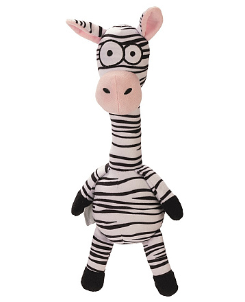 Beeztees hondenspeelgoed Zebra Yip Zwart/Wit 33 cm