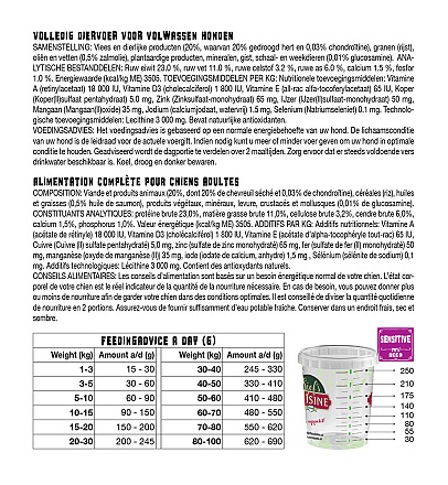 Yamipets Sjef's Cuisine hondenvoer Sensitive Deer 12,5 kg