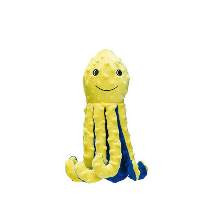 Beeztees Hondenspeelgoed Octopus Amy Geel 25 cm
