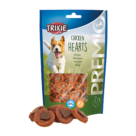TRIXIE Premio Chicken Hearts met Kip 100 gr