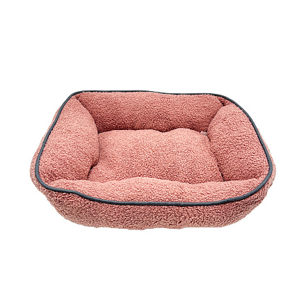 Hondenmand Teddy met Bies Roze<br> 50 x 40 cm