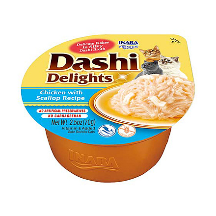 Inaba Dashi Delights Chicken with Scallop<br> 70 gr