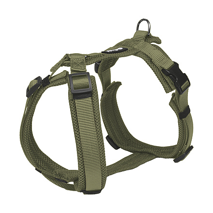 Petlando Y-Hondentuig Mesh Comfort Olijfgroen