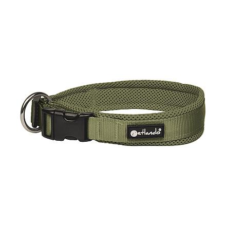 Petlando Halsband Mesh Olijfgroen