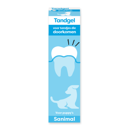 Sanimal Tandgel voor Tandjes die doorkomen 50 gr