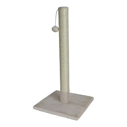 Krabpaal Caty Novo met Bal en Bel Grijs<br> 62 cm