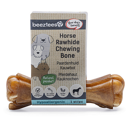 Beeztees Kauwbot Paardenhuid 10 cm
