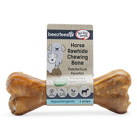 Beeztees Kauwbot Paardenhuid 12 cm