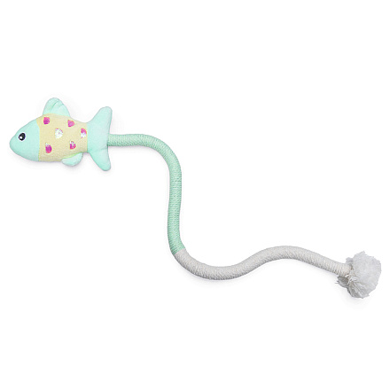 Beeztees Kittenspeelgoed Vis met Touw Roxy