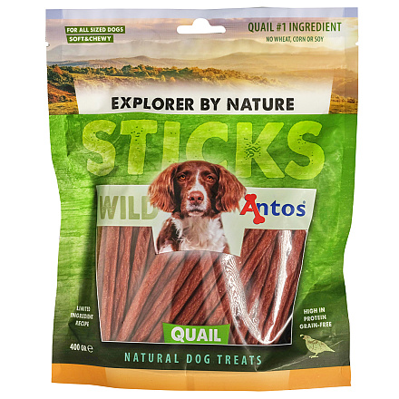 Antos Wild Sticks Kwartel 400 gr