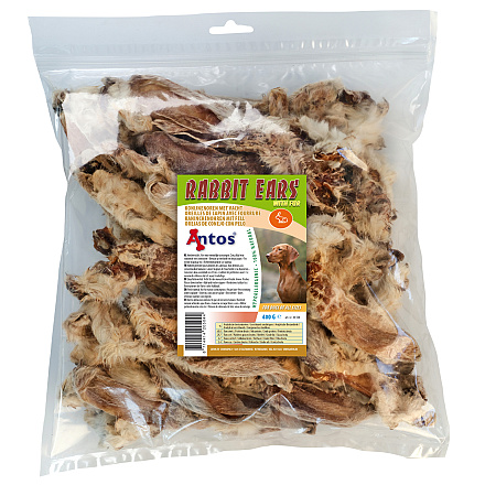 Antos Konijnenoren met Vacht 400 gr