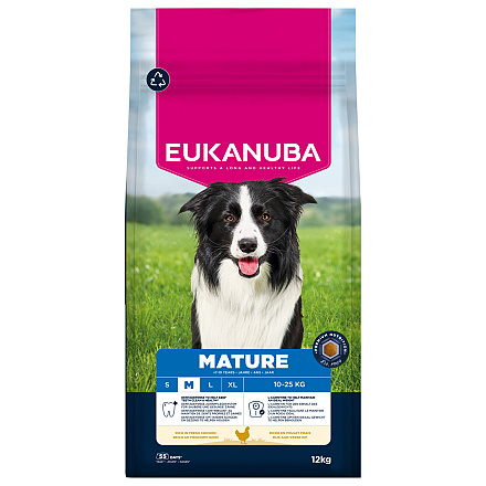 Eukanuba Hondenvoer Life Care Mature M Chicken 12 kg