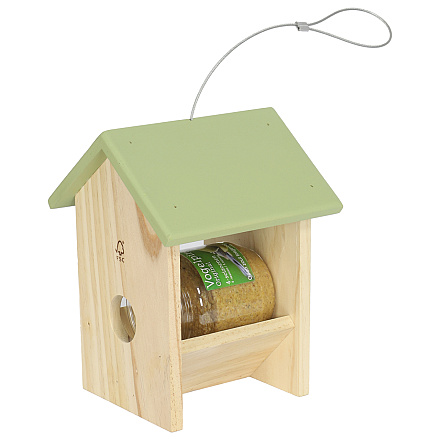 Pindakaaspothouder Hangend Groen Dak