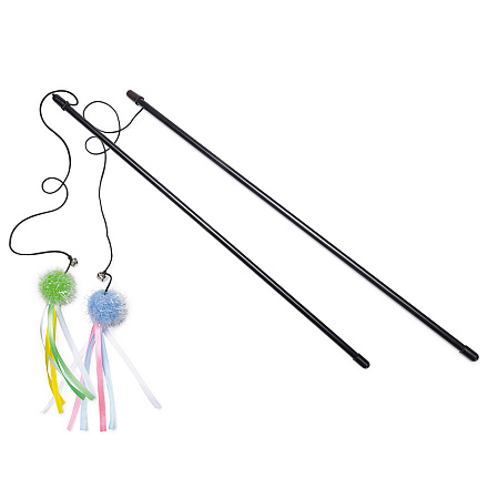 Beeztees Kattenhengel Bal met Lint Assorti