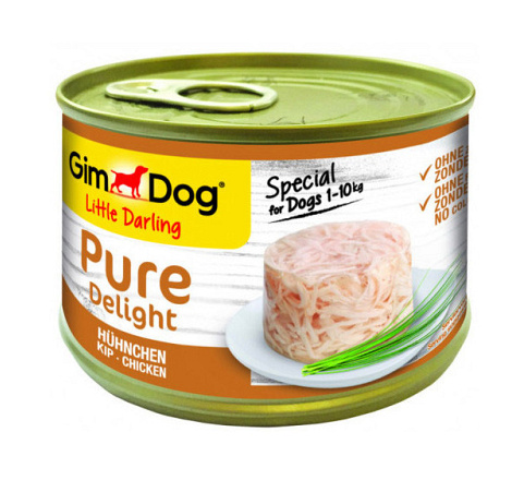 GimDog hondenvoer Little Darling Pure Delight kip 150 gr