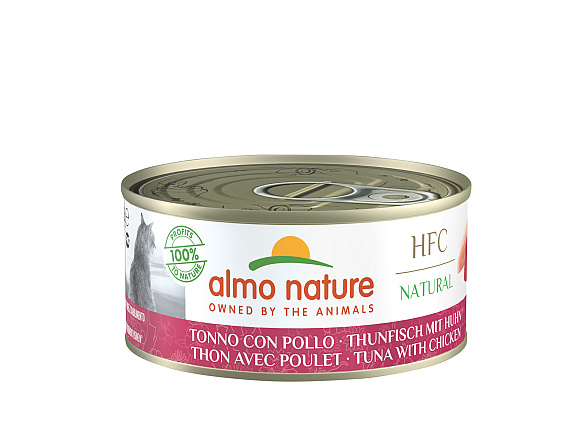 Almo Nature kattenvoer HFC Tonijn & Kip 150 gr