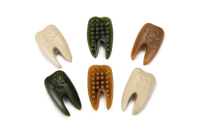 Beeztees Veggie snack Tand 5 cm assorti