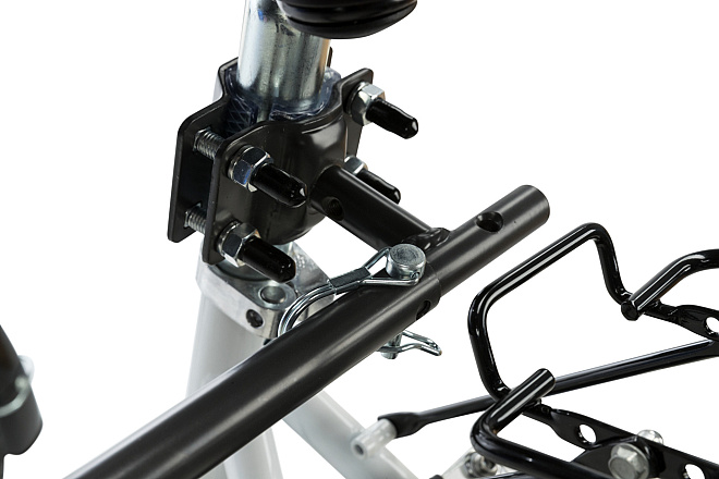 TRIXIE Fietsset U-vorm Grafiet M/XL