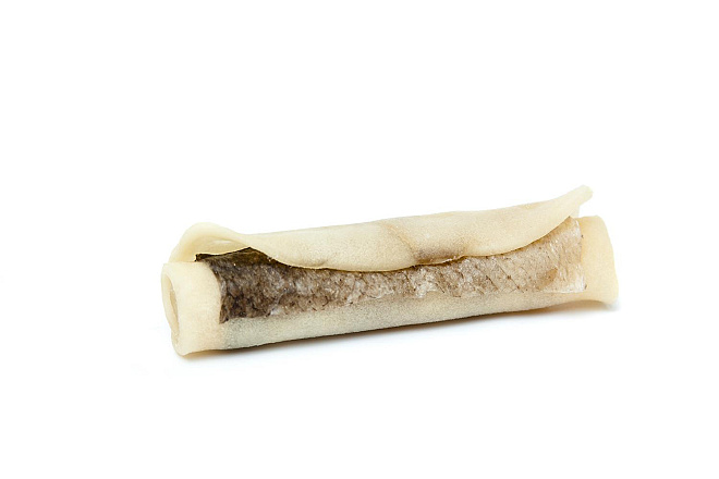 Landman Witte Rol met Zalmhuid 17 cm 2 st