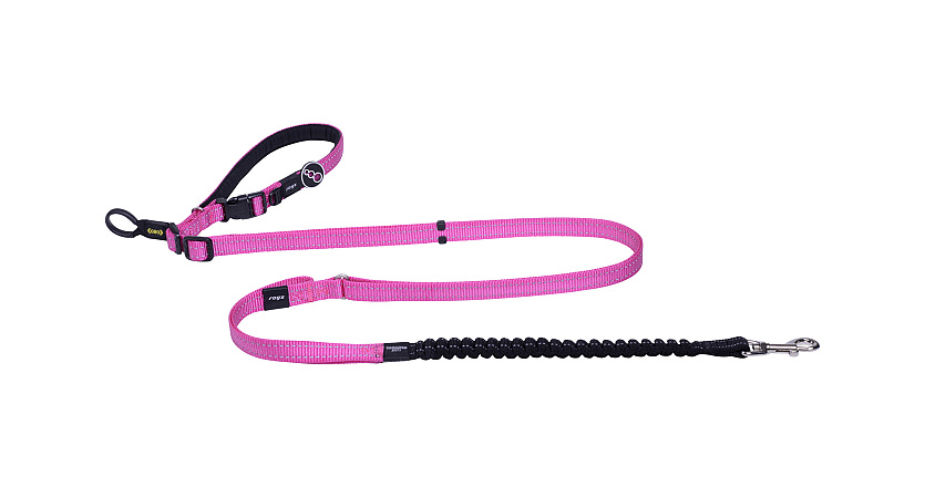 Rogz Hondenlijn Utility Handsfree Roze